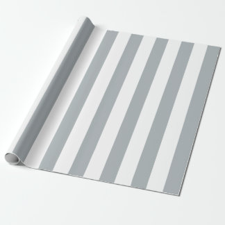 Silver Stripes (Add 2nd Colour) Wrapping Paper