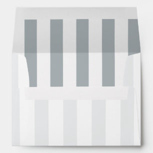 Silver Stripes  Envelope
