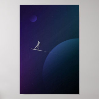 Silver Surfer Minimal  Poster