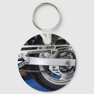 Silver Suzuki GS500 Key Ring