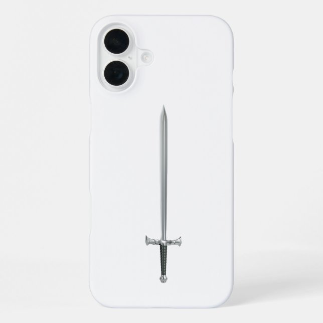 Silver sword iPhone case (Back)