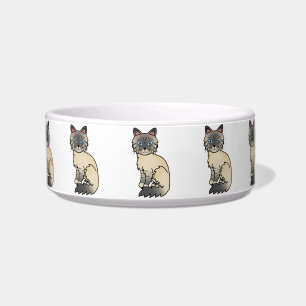 Silver Tabby Birman / Ragdoll Cat Bowl