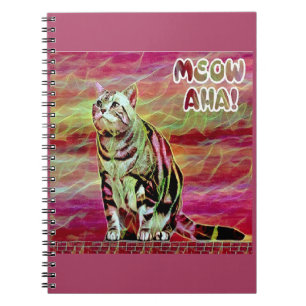 Silver Tabby Cat Notebook