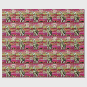 Silver Tabby Cat Wrapping Paper