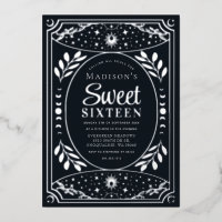 Silver Tarot Witchy Sweet 16 Birthday Party