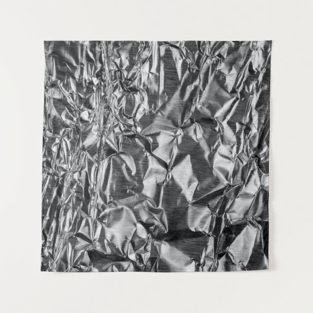 Silver textile tapestry (Front)