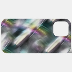 Silver texture to colours chrome and digital rough iPhone 13 pro max case