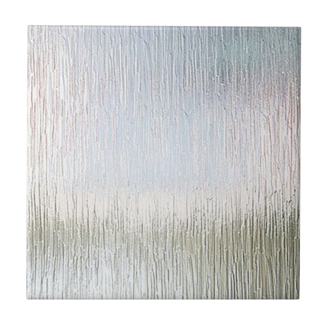 Silver Textured Looking Ceramic Tile  (Front)