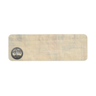 Silver Tree of Life Return Address Label