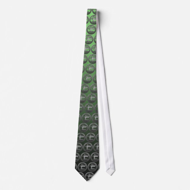 Silver Tree of Life Tie (Front)