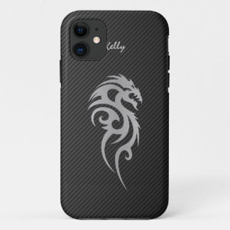 Silver Tribal Dragon Tattoo iPhone 5 Case