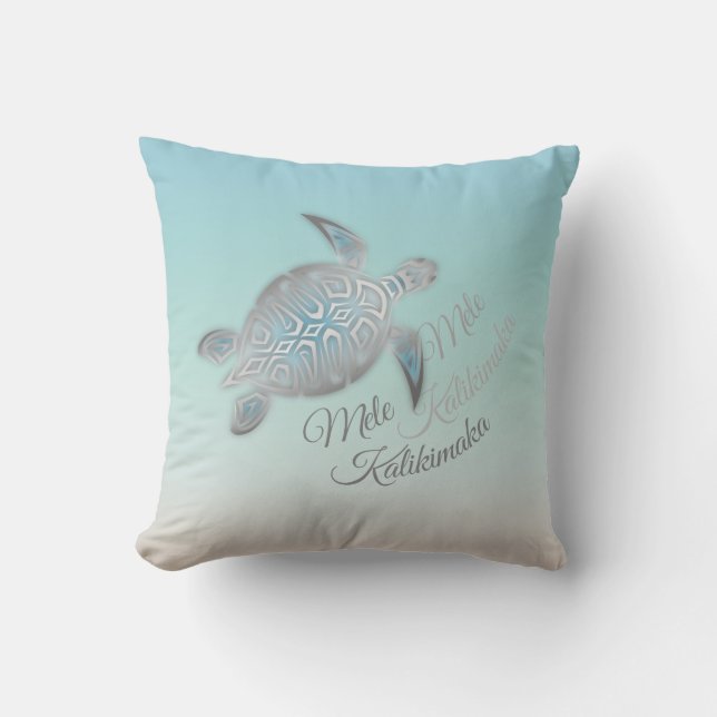 Silver Turtle | Mele Kalikimaka | Cushion (Front)