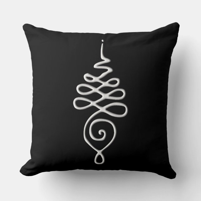 Silver Unalome  Cushion (Front)