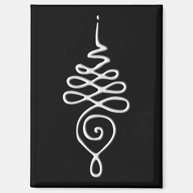 Silver Unalome Magnet (Front)