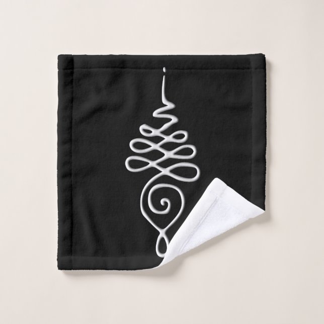 Silver Unalome Wash Cloth (Wash Cloth)