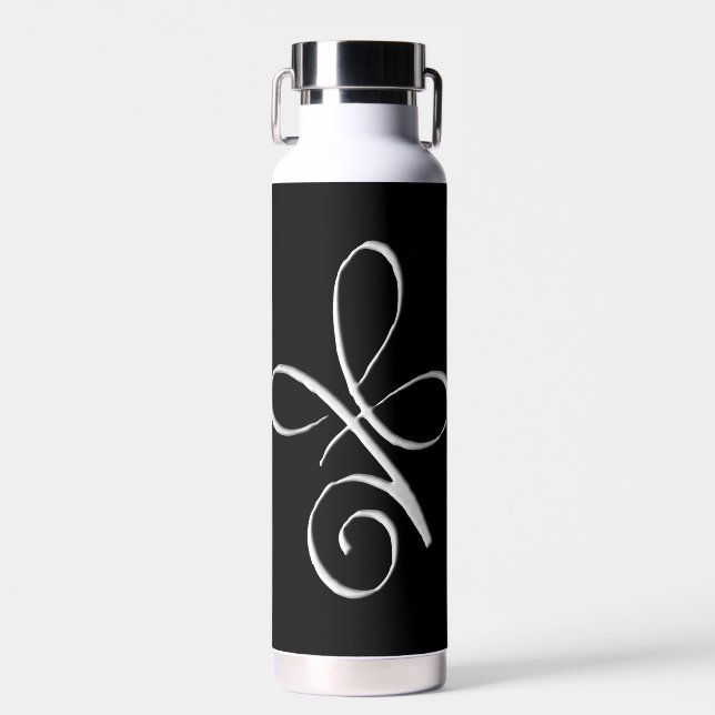 Silver Unconditional Love Water Bottle (Front)