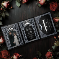 Silver Vampire Cathedral GothicWedding