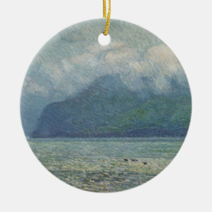 Silver Veil and Golden Gate by Childe Hassam Ceramic Ornament