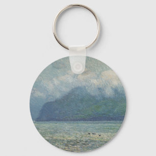 Silver Veil and Golden Gate by Childe Hassam Key Ring
