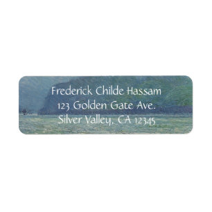 Silver Veil and Golden Gate by Childe Hassam Return Address Label