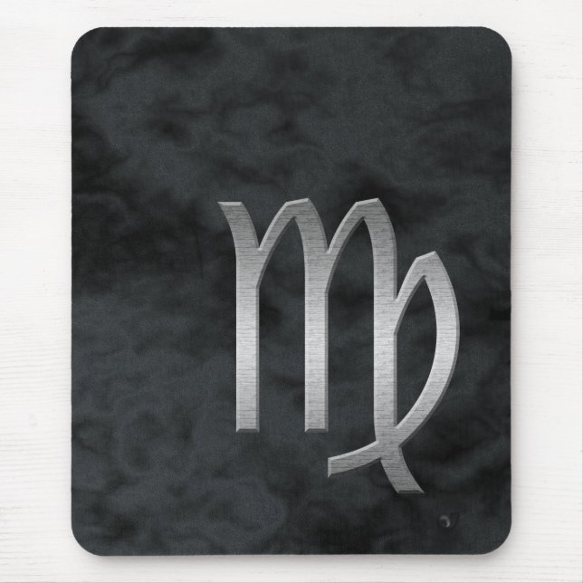 silver virgo - smoke mouse pad (Front)