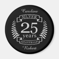 Silver wedding anniversary 25 years