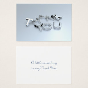 Silver Wedding Thank You Cards