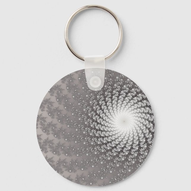 Silver Whirlpool2 Keychain (Front)