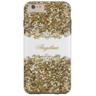 Silver White Gold Faux Diamond Jewel Glitter