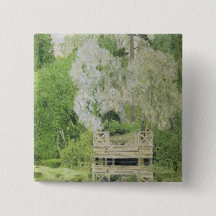 Silver White Willow, 1904 15 Cm Square Badge