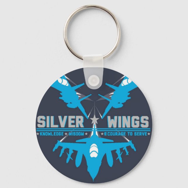 Silver Wings Key Chain (Front)