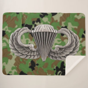 SILVER WINGS SHERPA BLANKET