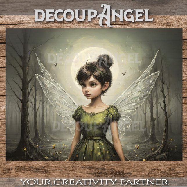 Silver Wings -Tinkerbell Explores the Magic Forest Tissue Paper (Creator Uploaded)