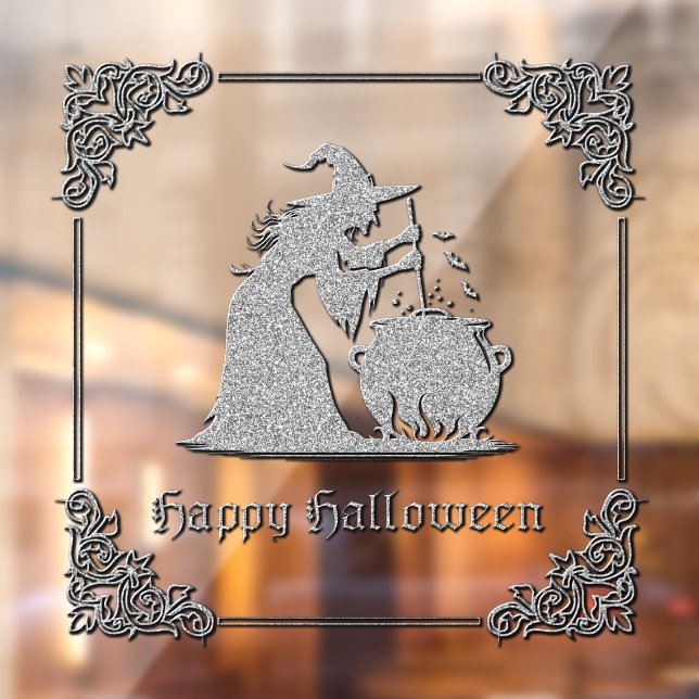 Silver Witch & Cauldron Halloween (Sheet 2)