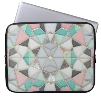 silver with abit of pink laptop sleeve