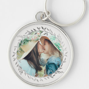 Silver Wreath Key Ring