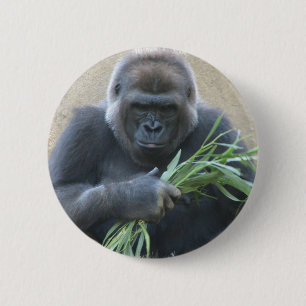 Silverback Gorilla Button