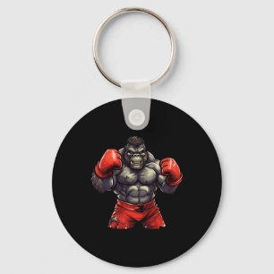 Silverback Gorilla Gym Apparel Body Building Boxin Key Ring