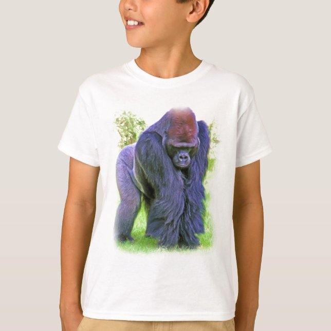 Silverback Gorilla in Oil T-Shirt (Front)