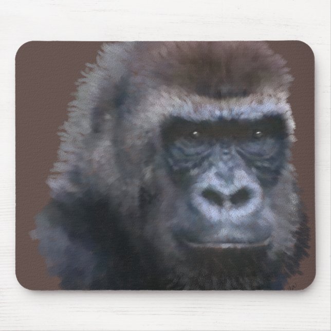 Silverback Gorilla Mouse Pad (Front)