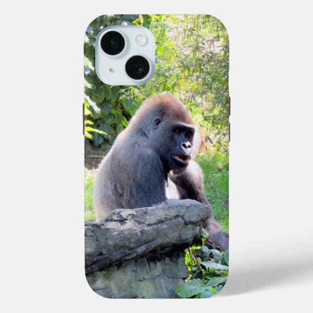 Silverback Gorilla Phone Case (Back)