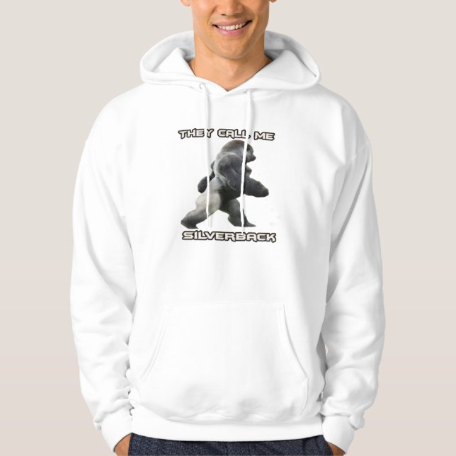 Silverback Gorilla Pullover Hoodie (Front)