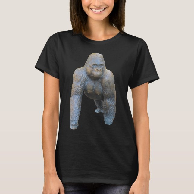 Silverback Gorilla Silver Back Primate Ape  7 T-Shirt (Front)