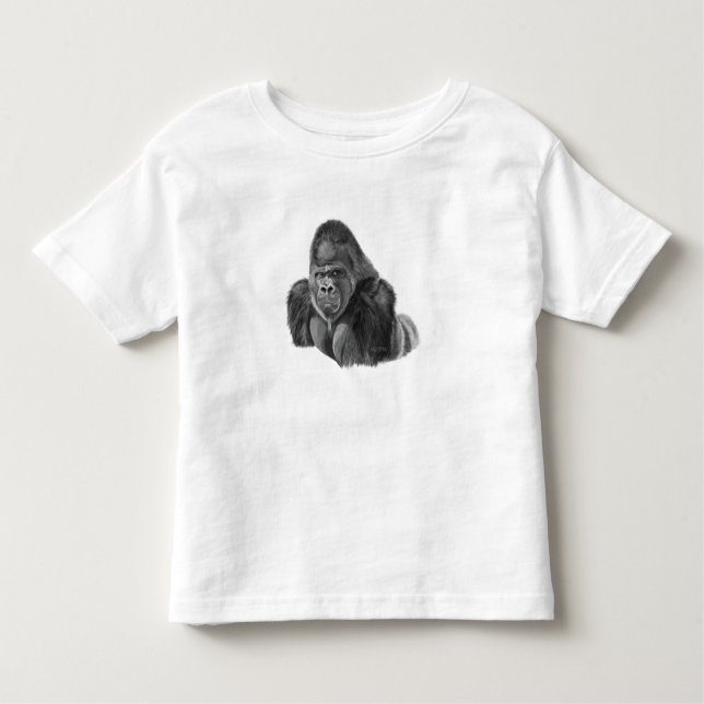 Silverback Gorilla T-shirt ゴリラのTシャツ (Front)