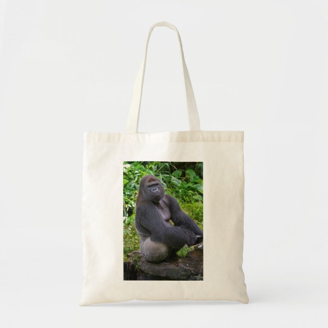 Silverback gorilla tote bag (Front)