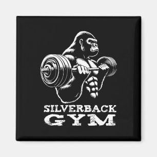 Silverback Gym Gorilla Weightlifting Workout Fitne Magnet
