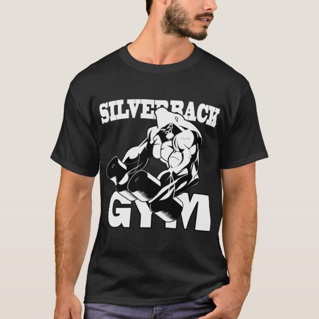 Silverback Gym Silverback Bodybuilding Gym lovers  T-Shirt (Front)