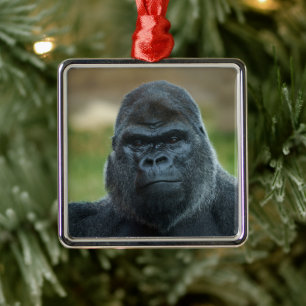 Silverback Metal Ornament