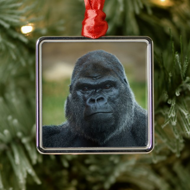 Silverback Metal Ornament (Tree)