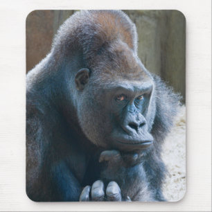Silverback Striking a Pose Mouse Pad